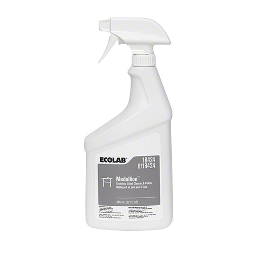 Ecolab® Medallion Stainless Steel Polish and Cleaner, 32oz,  #6118424